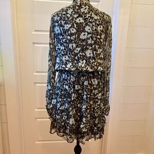 Chiffon Animal Print Dress